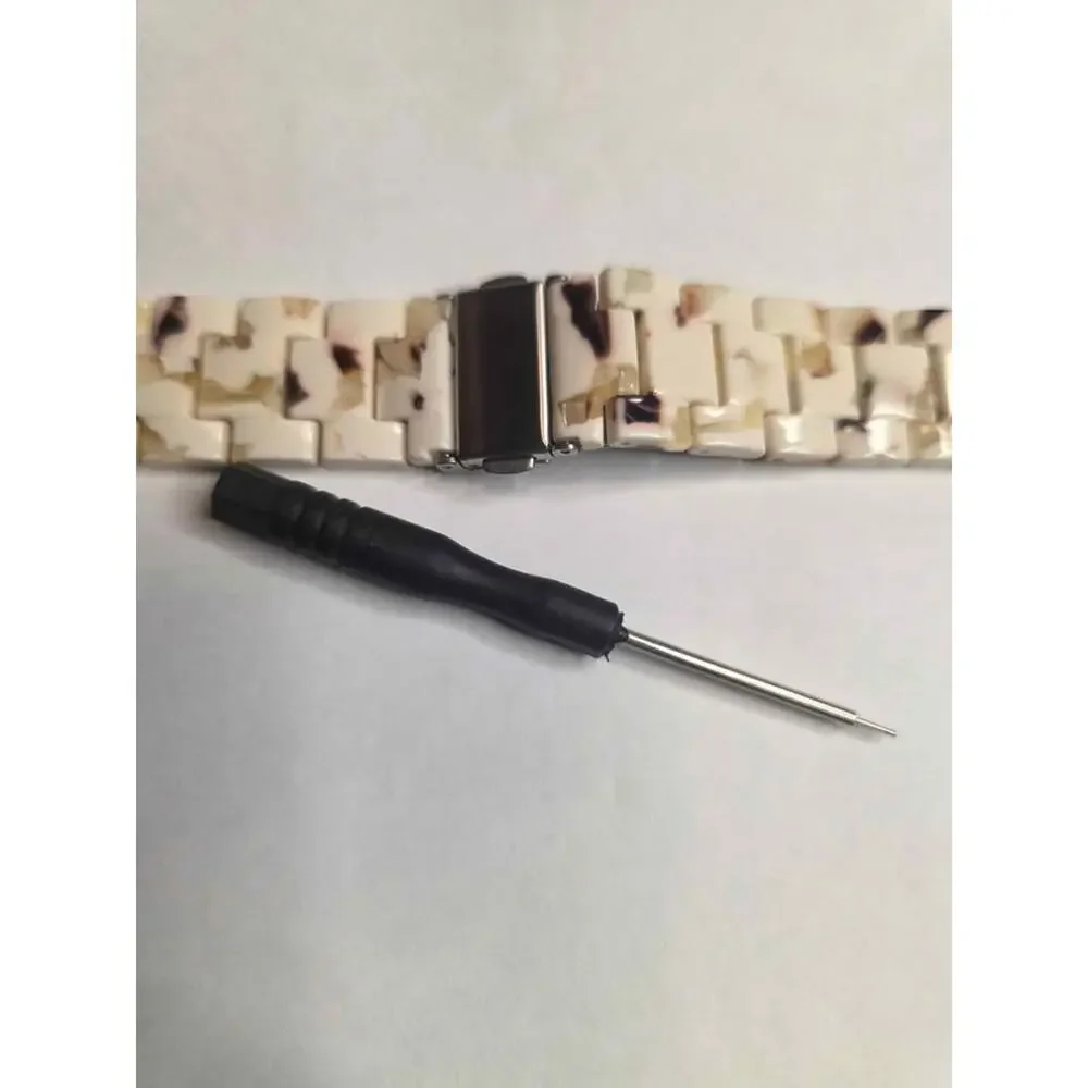 Resin Tortoiseshell Smartwatch Band with Adjustment Tool